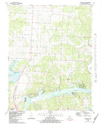 preview thumbnail of historical topo map of Benton County, MO in 1983
