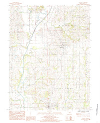 Download a high-resolution, GPS-compatible USGS topo map for Linneus, MO (1985 edition)
