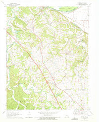 Download a high-resolution, GPS-compatible USGS topo map for Lithium, MO (1972 edition)