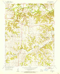 preview thumbnail of historical topo map of Saline County, MO in 1953
