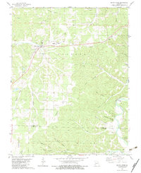 Download a high-resolution, GPS-compatible USGS topo map for Macks Creek, MO (1983 edition)