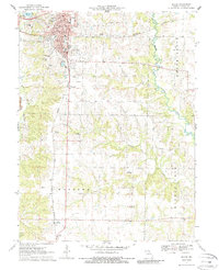 preview thumbnail of historical topo map of Macon, MO in 1971
