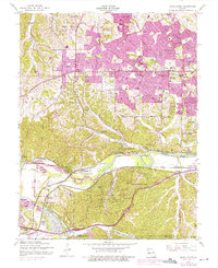 Download a high-resolution, GPS-compatible USGS topo map for Manchester, MO (1975 edition)