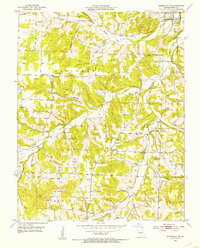 Download a high-resolution, GPS-compatible USGS topo map for Mansfield NE, MO (1953 edition)