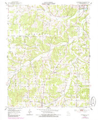 preview thumbnail of historical topo map of Wright County, MO in 1951
