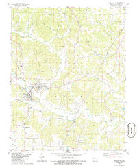 preview thumbnail of historical topo map of Marble Hill, MO in 1980