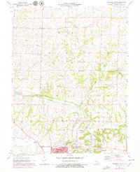 preview thumbnail of historical topo map of Saline County, MO in 1971