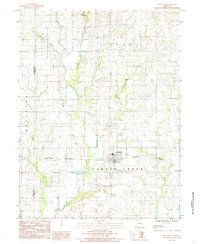 Download a high-resolution, GPS-compatible USGS topo map for Meadville, MO (1985 edition)