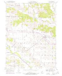 Download a high-resolution, GPS-compatible USGS topo map for Medill, MO (1977 edition)