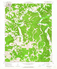Download a high-resolution, GPS-compatible USGS topo map for Meramec Spring, MO (1964 edition)