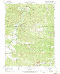 Download a high-resolution, GPS-compatible USGS topo map for Meramec State Park, MO (1971 edition)