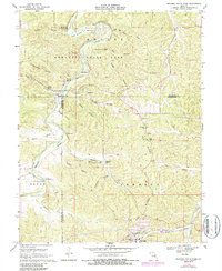 Download a high-resolution, GPS-compatible USGS topo map for Meramec State Park, MO (1980 edition)