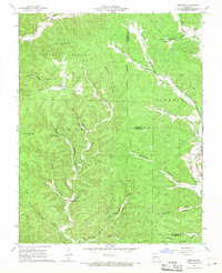 preview thumbnail of historical topo map of Shannon County, MO in 1966
