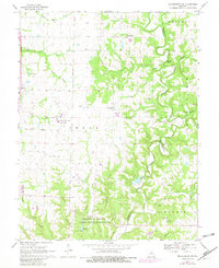 Download a high-resolution, GPS-compatible USGS topo map for Millersburg SW, MO (1982 edition)