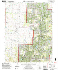 Download a high-resolution, GPS-compatible USGS topo map for Millersburg SW, MO (2003 edition)