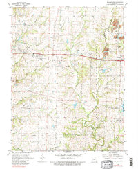 Download a high-resolution, GPS-compatible USGS topo map for Millersburg, MO (1983 edition)