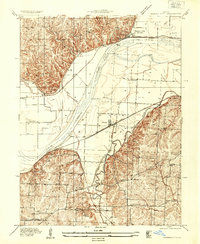 Download a high-resolution, GPS-compatible USGS topo map for Missouri City, MO (1935 edition)