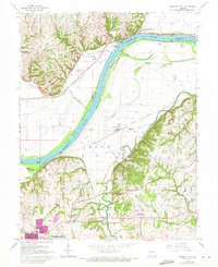 Download a high-resolution, GPS-compatible USGS topo map for Missouri City, MO (1971 edition)
