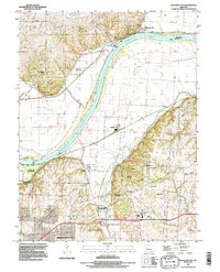 Download a high-resolution, GPS-compatible USGS topo map for Missouri City, MO (1995 edition)