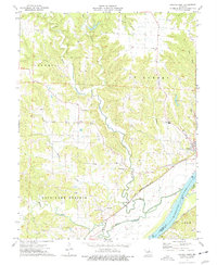 Download a high-resolution, GPS-compatible USGS topo map for Mokane West, MO (1977 edition)