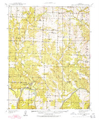 preview thumbnail of historical topo map of St. Clair County, MO in 1938