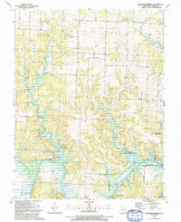 Download a high-resolution, GPS-compatible USGS topo map for Monegaw Springs, MO (1991 edition)