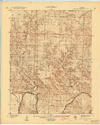 Download a high-resolution, GPS-compatible USGS topo map for Monegaw Springs, MO (1940 edition)