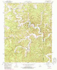 Download a high-resolution, GPS-compatible USGS topo map for Montauk, MO (1985 edition)