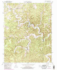 Download a high-resolution, GPS-compatible USGS topo map for Montauk, MO (1985 edition)