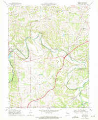 Download a high-resolution, GPS-compatible USGS topo map for Moselle, MO (1971 edition)