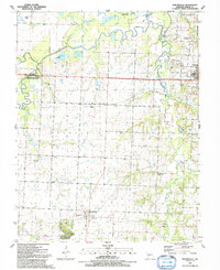Download a high-resolution, GPS-compatible USGS topo map for Moundville, MO (1991 edition)