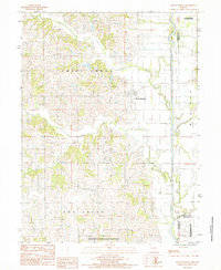 Download a high-resolution, GPS-compatible USGS topo map for Mount Moriah, MO (1985 edition)