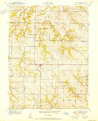 Download a high-resolution, GPS-compatible USGS topo map for Nashua, MO (1950 edition)