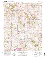 Download a high-resolution, GPS-compatible USGS topo map for Nashua, MO (1976 edition)