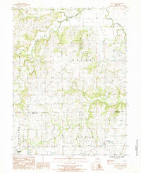 preview thumbnail of historical topo map of Daviess County, MO in 1984