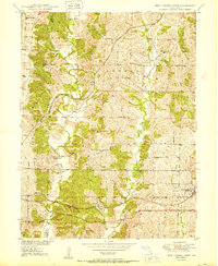Download a high-resolution, GPS-compatible USGS topo map for New Cambria West, MO (1950 edition)