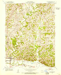 Download a high-resolution, GPS-compatible USGS topo map for New Franklin, MO (1953 edition)