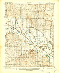 Download a high-resolution, GPS-compatible USGS topo map for New Home, MO (1939 edition)