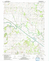 Download a high-resolution, GPS-compatible USGS topo map for New Home, MO (1991 edition)