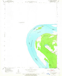 1951 Map of New Madrid, MO, 1965 Print