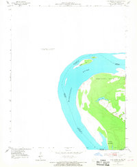 1951 Map of New Madrid, MO, 1968 Print