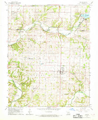 Download a high-resolution, GPS-compatible USGS topo map for Nixa, MO (1969 edition)