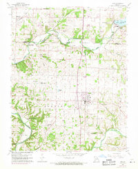 Download a high-resolution, GPS-compatible USGS topo map for Nixa, MO (1971 edition)