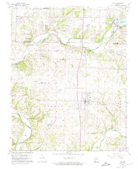 Download a high-resolution, GPS-compatible USGS topo map for Nixa, MO (1974 edition)