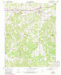 Download a high-resolution, GPS-compatible USGS topo map for Norwood, MO (1985 edition)