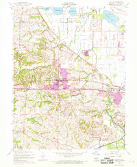 Download a high-resolution, GPS-compatible USGS topo map for OFallon, MO (1969 edition)