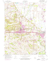 preview thumbnail of historical topo map of O'Fallon, MO in 1954