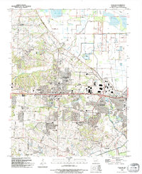 preview thumbnail of historical topo map of O'Fallon, MO in 1994