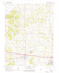 Download a high-resolution, GPS-compatible USGS topo map for Oak Grove, MO (1976 edition)