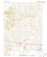 Download a high-resolution, GPS-compatible USGS topo map for Oak Grove, MO (1984 edition)